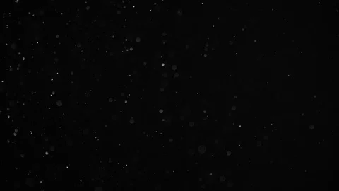 Natural Dust Particles Float On Black Background. Dust In Motion. Stock Footage 104244405