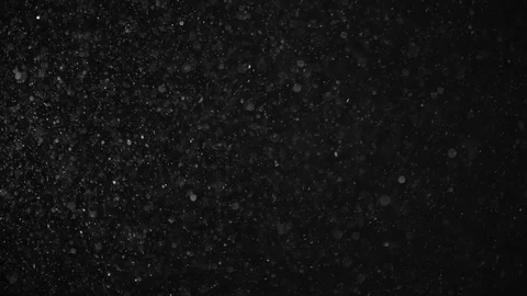 Natural Dust Particles Float On Black Background. Dust In Motion. Stock Footage 104245932