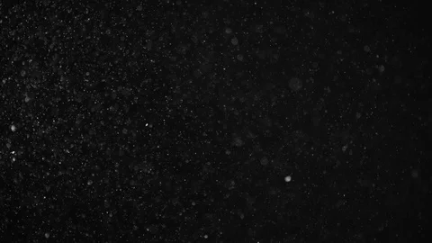 Natural Dust Particles Float On Black Background. Dust In Motion. Stock Footage 104246012