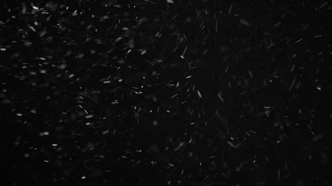 Natural Dust Particles Float On Black Background. Dust In Motion. Stock Footage 104485603