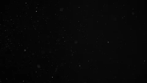Natural Dust Particles Float On Black Background. Dust In Motion. Stock Footage 104492296
