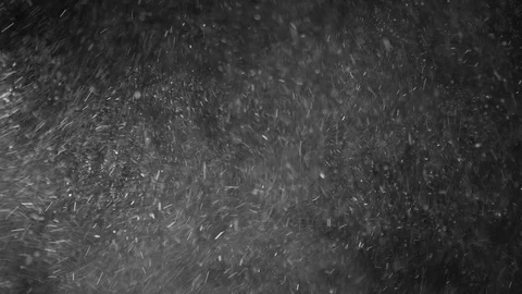 Natural Dust Particles Float On Black Background. Dust In Motion. Stock Footage 104504583