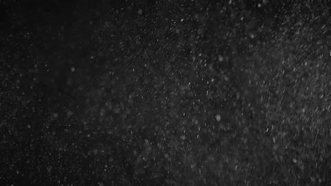 Natural Dust Particles Float On Black Background. Dust In Motion. Stock Footage 104505157
