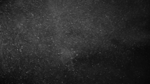 Natural Dust Particles Float On Black Background. Dust In Motion. Stock Footage 104515852