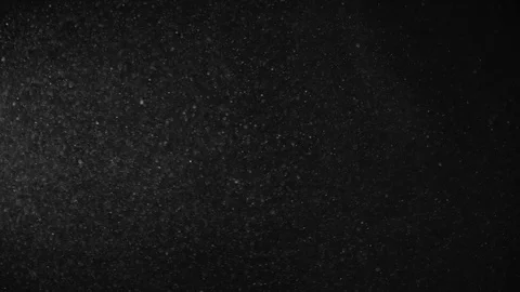 Natural Dust Particles Float On Black Background. Dust In Motion. Stock Footage 104518329