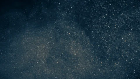 Natural Dust Particles Float On Black Background. Dust In Motion. Stock Footage 104566865