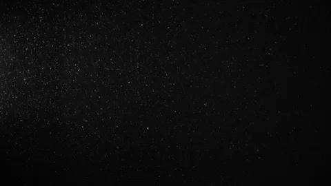 Natural Dust Particles Float On Black Background. Dust In Motion. Stock Footage 104674881