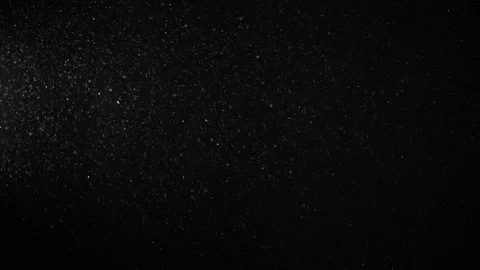 Natural Dust Particles Float On Black Background. Dust In Motion. Stock Footage 104675040