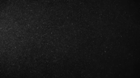 Natural Dust Particles Float On Black Background. Dust In Motion. Stock Footage 104677939