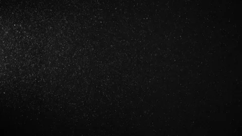 Natural Dust Particles Float On Black Background. Dust In Motion. Stock Footage 104678353