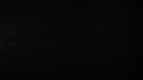 Natural Dust Particles Float On Black Background. Dust In Motion. Stock Footage 104681326
