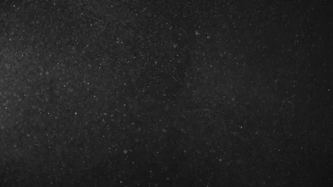 Natural Dust Particles Float On Black Background. Dust In Motion. Stock Footage 104682607