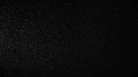 Natural Dust Particles Float On Black Background. Dust In Motion. Stock Footage 104683398
