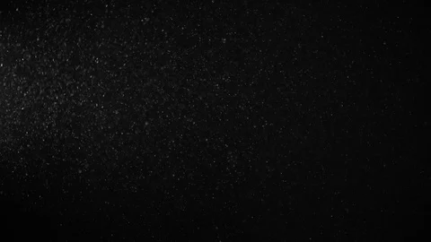 Natural Dust Particles Float On Black Background. Dust In Motion. Stock Footage 104701235