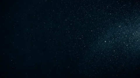 Natural Dust Particles Float On Black Background. Dust In Motion. Stock Footage 119994709
