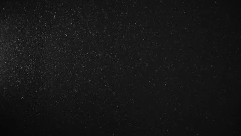 Natural Dust Particles Float On Black Background. Dust In Motion. Stock Footage 119996198