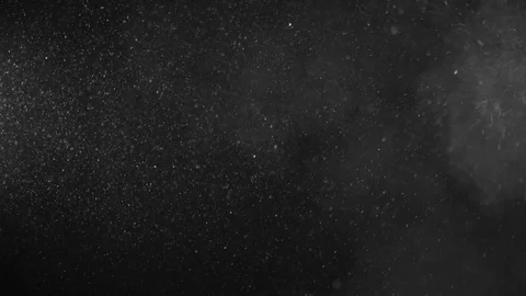 Natural Dust Particles Float On Black Background. Dust In Motion. 스톡 동영상 119997501