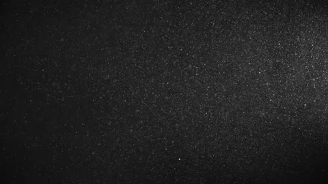 Natural Dust Particles Float On Black Background. Dust In Motion. Stock Footage 119998022