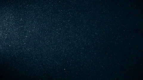 Natural Dust Particles Float On Black Background. Dust In Motion. Stock Footage 119998228