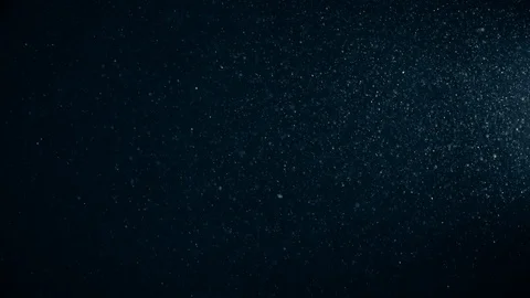 Natural Dust Particles Float On Black Background. Dust In Motion. Stock Footage 119998369