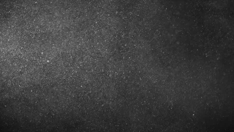 Natural Dust Particles Float On Black Background. Dust In Motion. Stock Footage 120000508