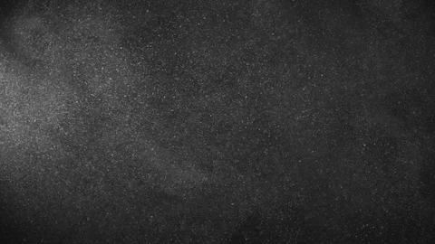 Natural Dust Particles Float On Black Background. Dust In Motion. Stock Footage 120001244
