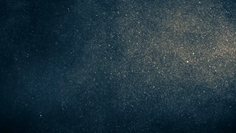Natural Dust Particles Float On Black Background. Dust In Motion. 스톡 동영상 120001306