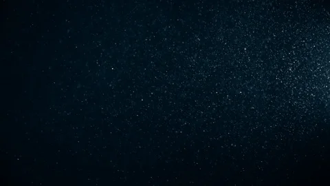 Natural Dust Particles Float On Black Background. Dust In Motion. Stock Footage 120002100