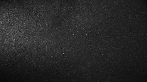Natural Dust Particles Float On Black Background. Dust In Motion. Stock Footage 120003768
