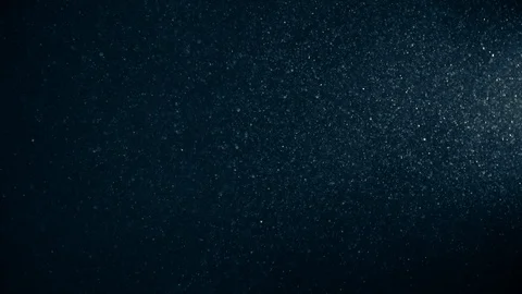 Natural Dust Particles Float On Black Background. Dust In Motion. Stock Footage 120004585