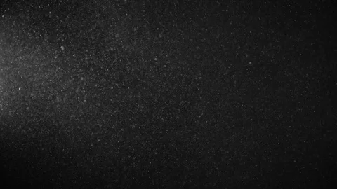 Natural Dust Particles Float On Black Background. Dust In Motion. Stock Footage 123464847