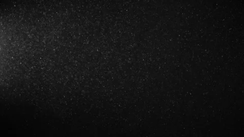 Natural Dust Particles Float On Black Background. Dust In Motion. Stock Footage 123465468