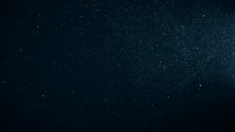 Natural Dust Particles Float On Black Background. Dust In Motion. Stock Footage 123465996