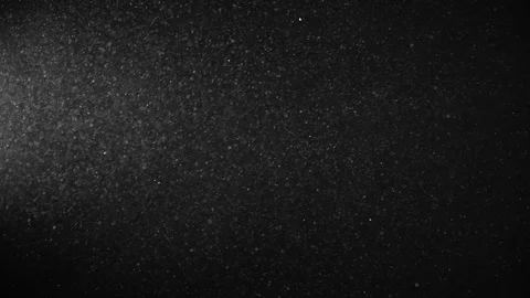 Natural Dust Particles Float On Black Background. Dust In Motion. Stock Footage 123467190