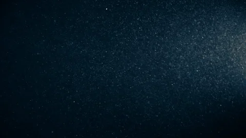 Natural Dust Particles Float On Black Background. Dust In Motion. Stock Footage 123467517