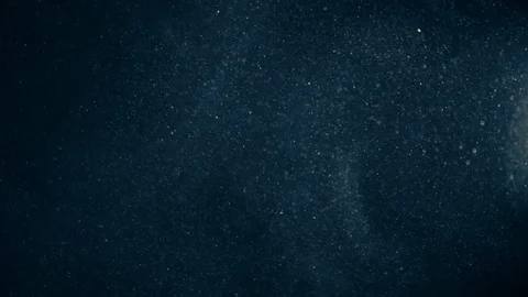 Natural Dust Particles Float On Black Background. Dust In Motion. Stock Footage 123468143