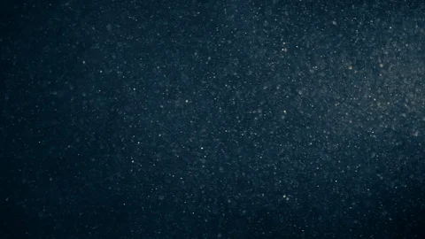 Natural Dust Particles Float On Black Background. Dust In Motion. Stock Footage 123469277