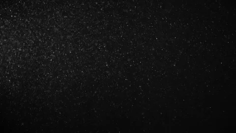 Natural Dust Particles Float On Black Background. Dust In Motion. Stock Footage 123470449