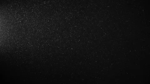 Natural Dust Particles Float On Black Background. Dust In Motion. Stock Footage 123472667
