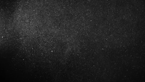 Natural Dust Particles Float On Black Background. Dust In Motion. Stock Footage 123474462