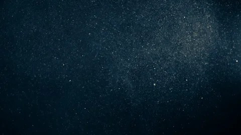 Natural Dust Particles Float On Black Background. Dust In Motion. Stock Footage 123474504
