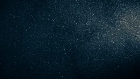 Natural Dust Particles Float On Black Background. Dust In Motion. Stock Footage 123475509