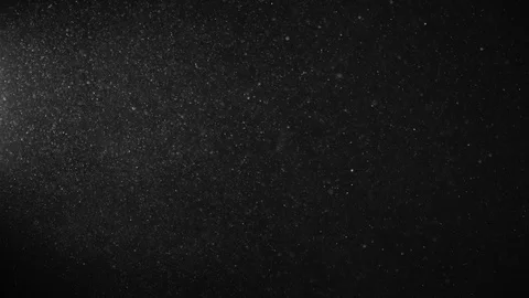 Natural Dust Particles Float On Black Background. Dust In Motion. Stock Footage 123475583