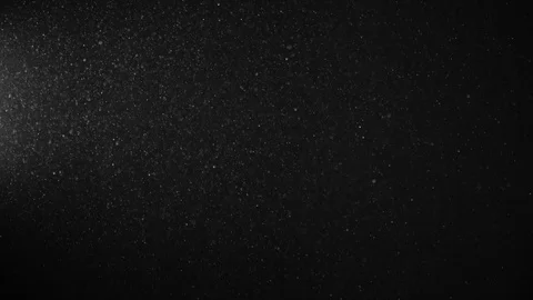 Natural Dust Particles Float On Black Background. Dust In Motion. Stock Footage 123476141