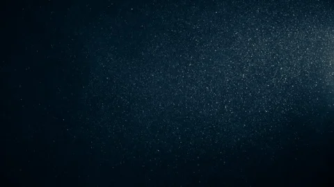 Natural Dust Particles Float On Black Background. Dust In Motion. Stock Footage 123477666