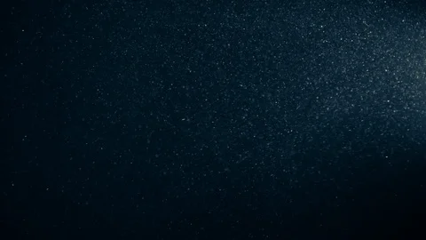 Natural Dust Particles Float On Black Background. Dust In Motion. Stock Footage 123477753