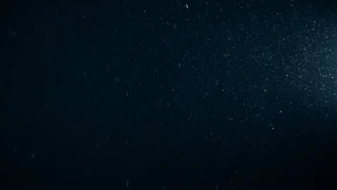Natural Dust Particles Float On Black Background. Dust In Motion. Stock Footage 123478395