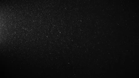 Natural Dust Particles Float On Black Background. Dust In Motion. 스톡 동영상 123478528