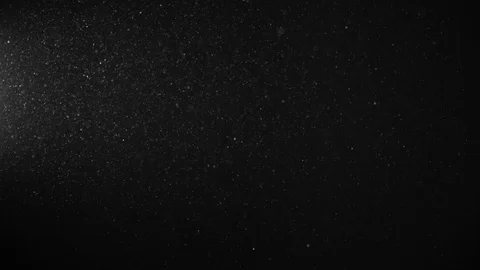 Natural Dust Particles Float On Black Background. Dust In Motion. Stock Footage 123479379