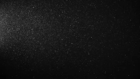 Natural Dust Particles Float On Black Background. Dust In Motion. 스톡 동영상 123480166